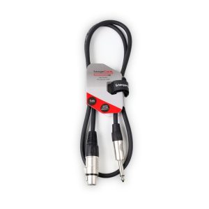 Female XLR - 6.35mm Mono Jack Connector
