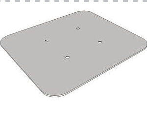 Hire SQUARE TRUSS FLAT ALUMINIUM PLATE