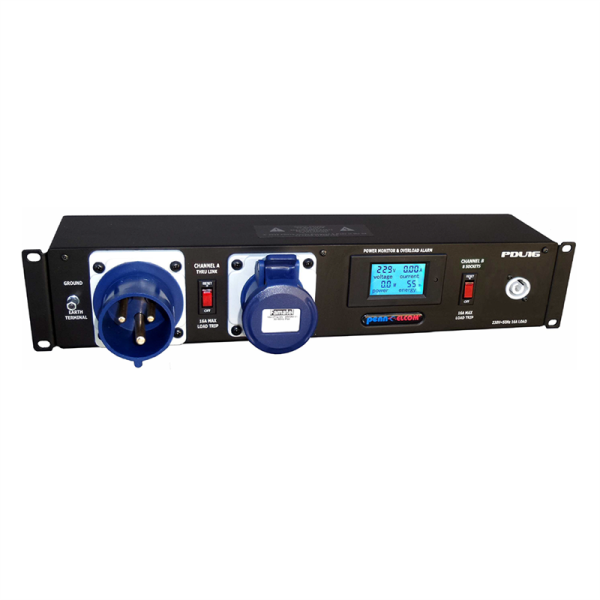 Penn Elcom 32A Rack Mount PDU With 8 x Neutrik powerCon Sockets PDU16-PC32