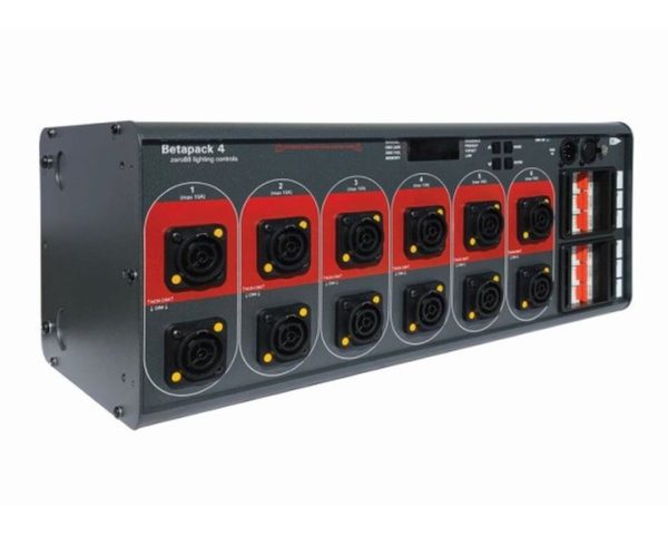 Betapack 4 6x10A DMX Dimmer Pack 12xNeutrik Outlet 4U