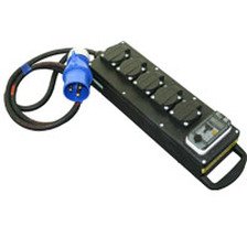 Hire 32 Amp Single Phase To 7 X 13 Amp