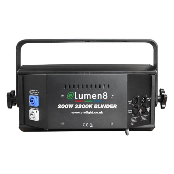 200W COB 3200K 2 Cell Blinders - Image 2