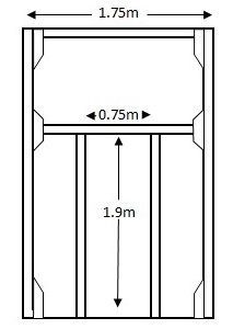 Scenery Flat Kit E Doorway Canvas