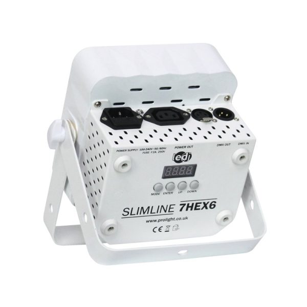 Slimline 7HEX6 RGBWAUV (White Housing) - Image 2