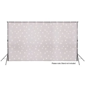 Hire 6 x 3m LED Starcloth System, White Cloth