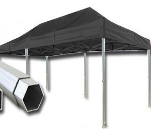 Hire 8M X 4M Black Pop Up Roof