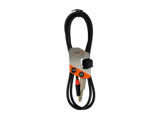 iCORE 214 - 3.5mm Stereo Plug - 6.3mm Mono Audio Signal Cable
