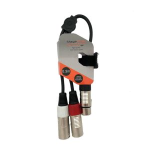 iCORE 920 - 1x Female XLR - 2x Male XLR Audio Signal Cable