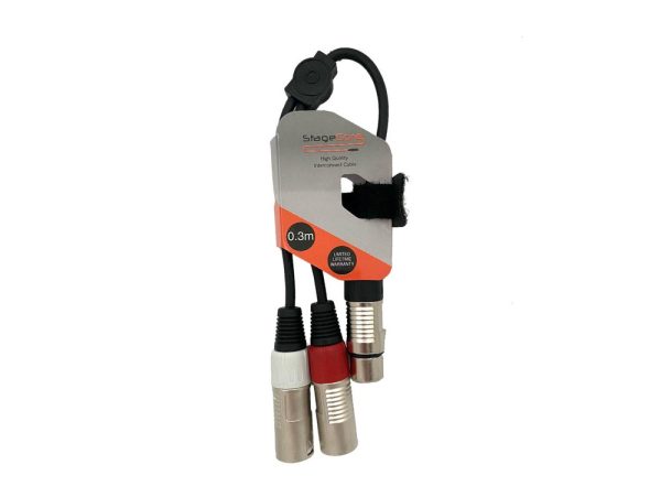iCORE 920 - 1x Female XLR - 2x Male XLR Audio Signal Cable
