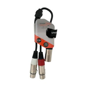 iCORE 930 - 1x Male XLR - 2x Female XLR Audio Signal Cable