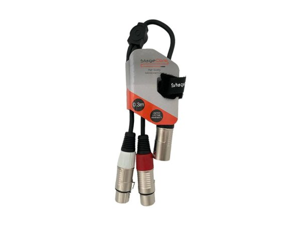 iCORE 930 - 1x Male XLR - 2x Female XLR Audio Signal Cable
