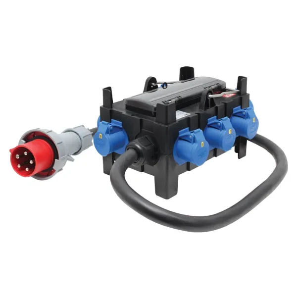 ISCHL Distribution Box 63A 415V In, 3x32A + 6x16A Out (9130026) - Image 3