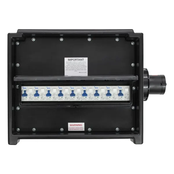MERZ Distribution Box 63A 3PH RCBO (A80BLK) - Image 3