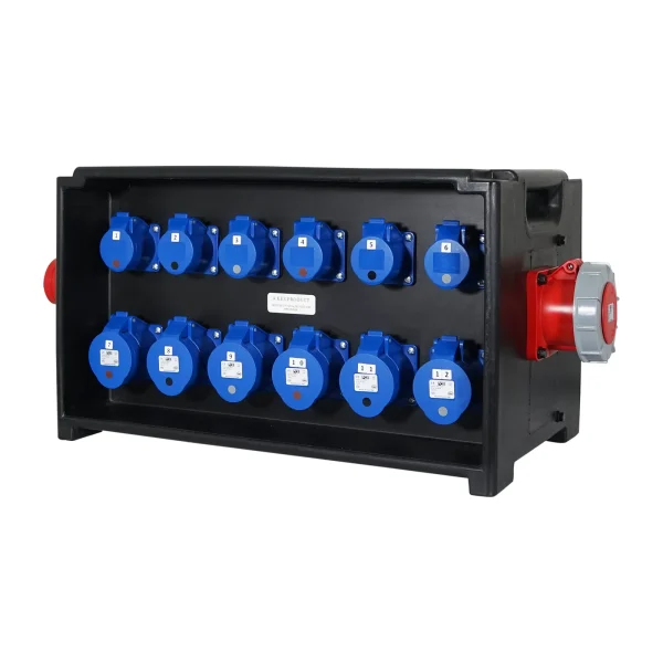 MERZ Distribution Box 63A 3PH In/Thru to 32A/16A RCBO - Image 2
