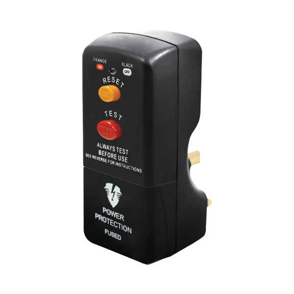 Rewireable Plug In RCD 30mA Adaptor (PRCDKB)