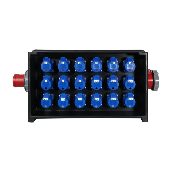 MERZ Distribution Box 63A 3PH In/Thru to 16A RCBO - Image 2