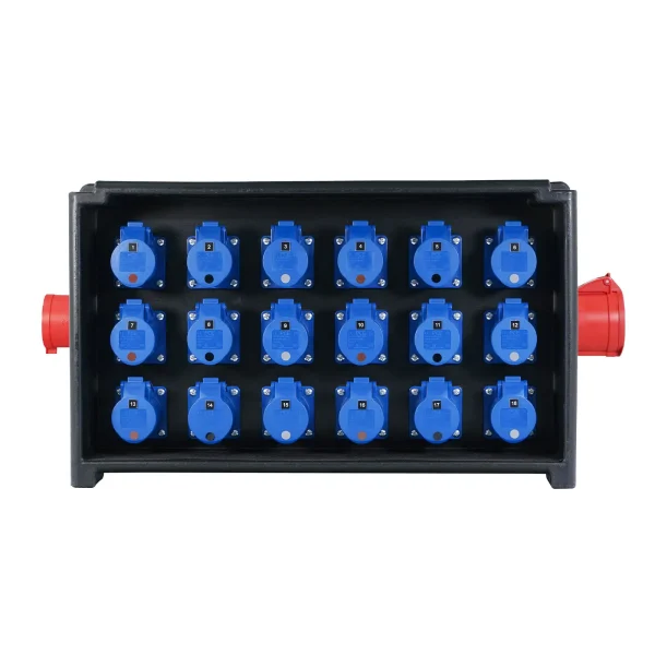 MERZ Distribution Box 32A 3PH In/Thru to 16A RCBO - Image 2