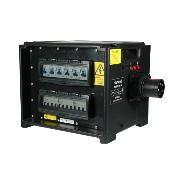 MERZ Distribution Box 63A 3PH to 32A/16A RCBO (Midnight Black) - Image 4