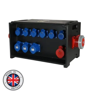 MERZ Distribution Box 63A 3PH In/Thru to 32A/16A RCBO