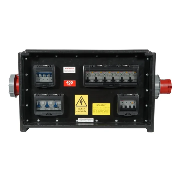 MERZ Distribution Box 63A 3PH In/Thru to 32A/16A RCBO - Image 4