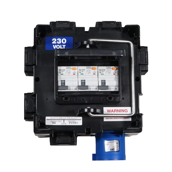 IMST Distribution Box 32A 240V In, 6x13A, 3x DP 10A RCBO