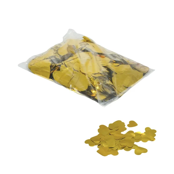1KG LOOSE HEART CONFETTI 55mm (Metallic) - Image 3