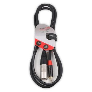 iCORE 213 - 3.5mm Stereo Mini Jack Plug - Male XLR Connector Audio Signal Cable
