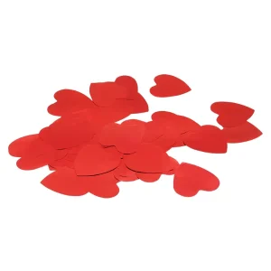 1KG LOOSE HEART CONFETTI 55mm (Metallic)