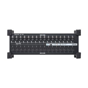 Tascam SB-16D Portable/Rack Mounted 16in/16out Stage Box with Dante 3U