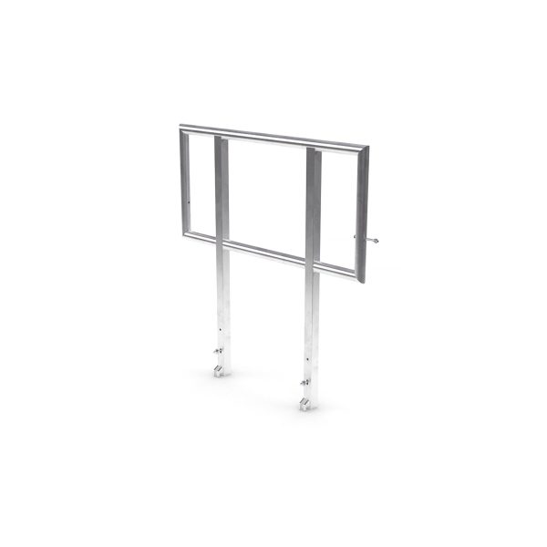 Aludeck Live Aluminium Handrail SBA 50 1m