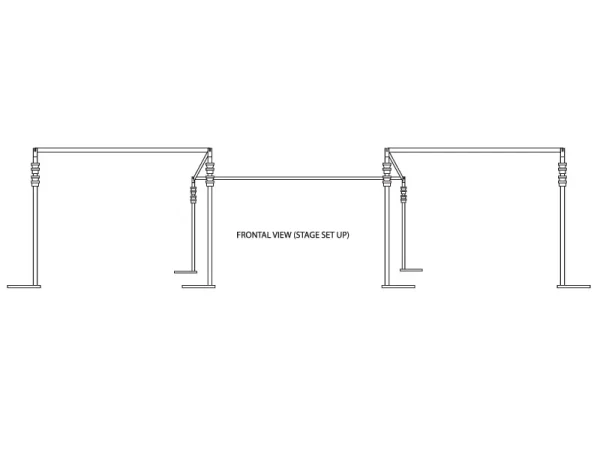 Curtain Call Pipe and Drape Horizontal Cross Bars - Image 7