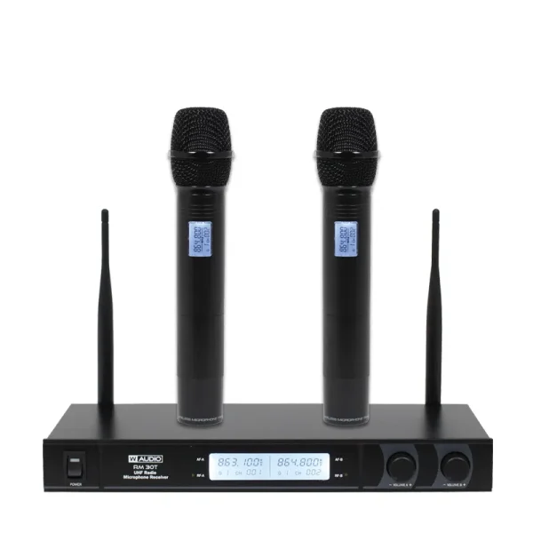 W-Audio RM 30T Twin UHF Handheld Radio Microphone system