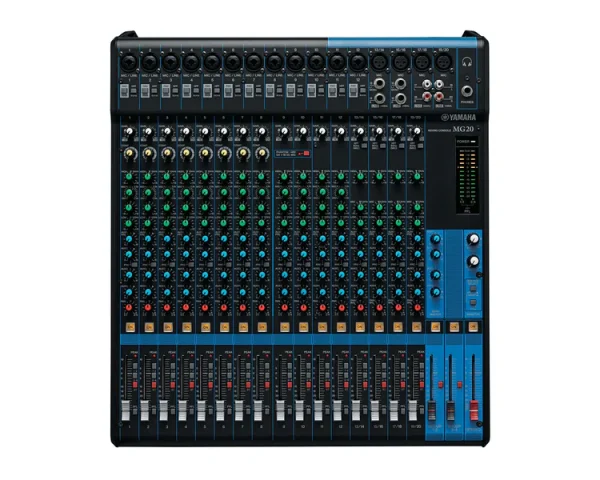 Yamaha MG20 20-Channel Mixing Console 16 Mic / 20 Line with Faders