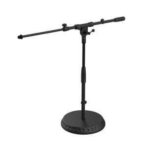 UTX 192BK Low-Level Round Base Microphone Boom Stand (Extendable)